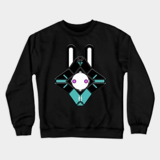 Space Bunny Ghost Shell Crewneck Sweatshirt